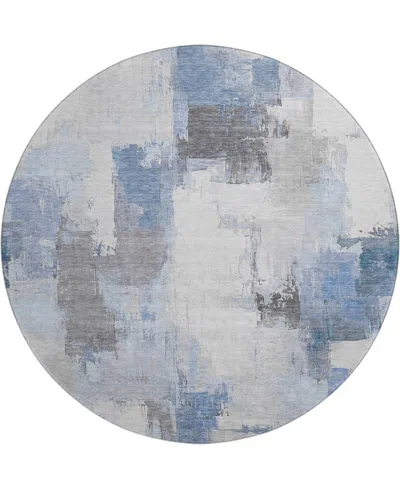 Addison Mayfield Amf1967 8'x8' Round In Blue