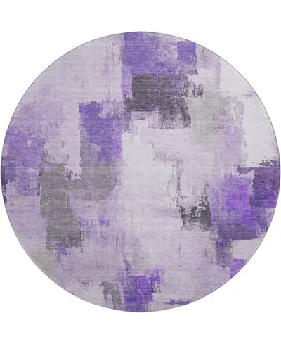 Addison Mayfield Amf1967 8'x8' Round In Purple