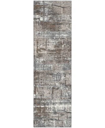 Addison Mayfield Amf1969 2'3"x7'6" Runner In Gray