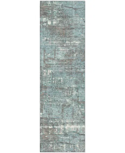 Addison Mayfield Amf1969 2'3"x7'6" Runner In Blue