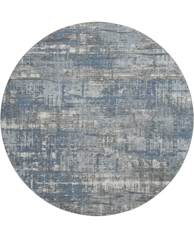 Addison Mayfield Amf1969 8'x8' Round In Blue