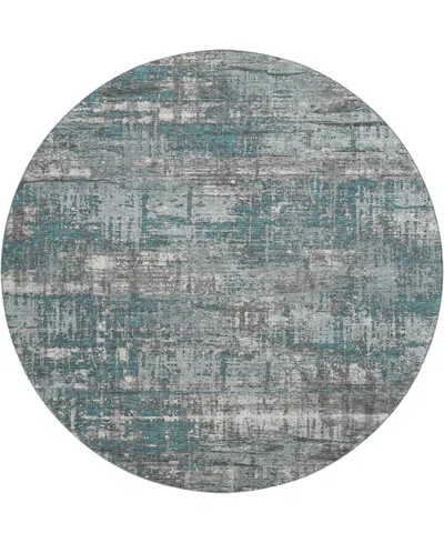Addison Mayfield Amf1969 8'x8' Round In Blue