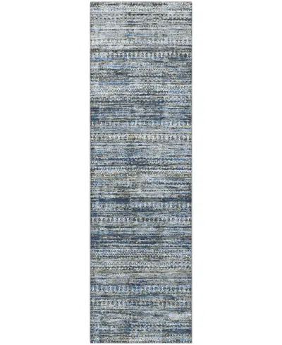 Addison Mayfield Amf1971 2'3"x7'6" Runner In Blue