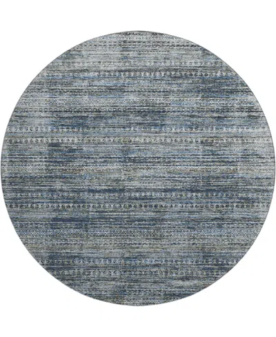 Addison Mayfield Amf1971 8'x8' Round In Blue