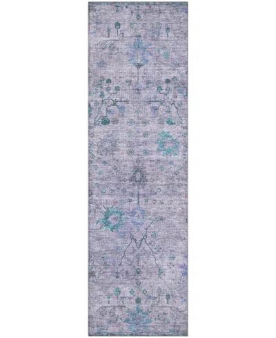 Addison Mayfield Amf1972 2'3"x7'6" Runner In Blue