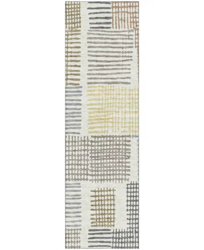 Addison Mayfield Amf1975 2'3"x7'6" Runner In Gray