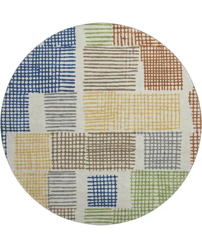 Addison Mayfield Amf1975 8'x8' Round In Multi