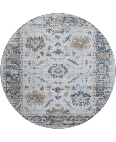Addison Mayfield Amf1976 8'x8' Round In Blue
