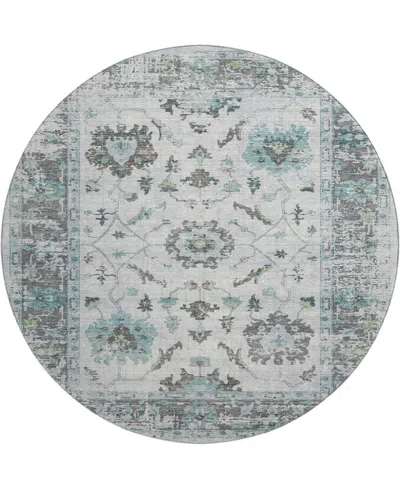 Addison Mayfield Amf1976 8'x8' Round In Blue