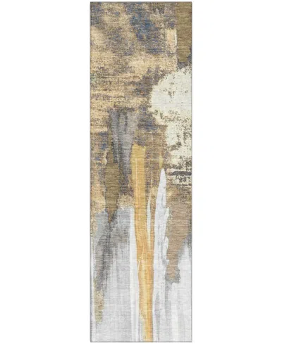 Addison Mayfield Amf1979 2'3"x7'6" Runner In Brown