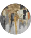 Addison Mayfield Amf1979 8'x8' Round In Multi