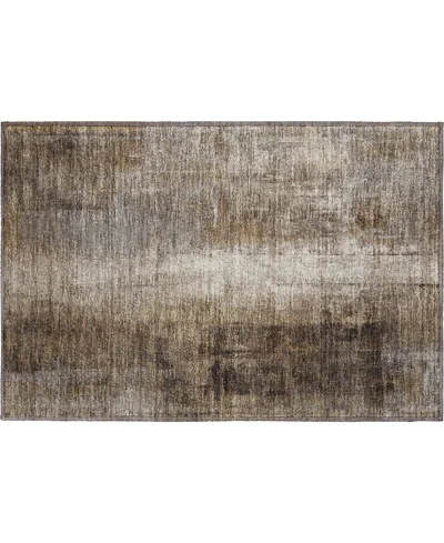 Addison Mayfield Amf1980 1'8"x2'6" Area Rug In Brown