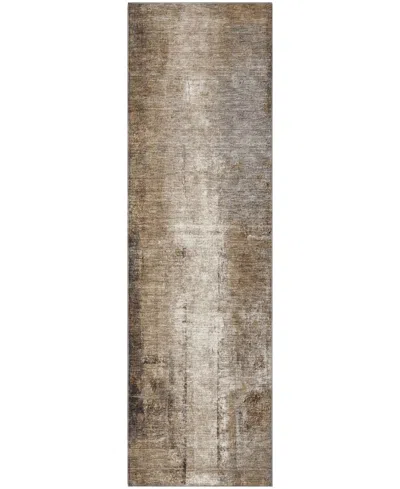 Addison Mayfield Amf1980 2'3"x7'6" Runner In Brown