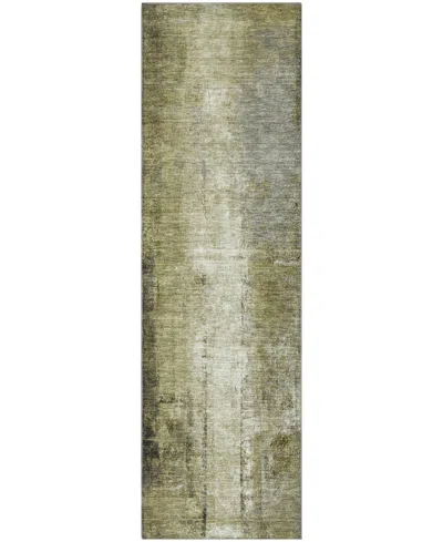 Addison Mayfield Amf1980 2'3"x7'6" Runner In Green