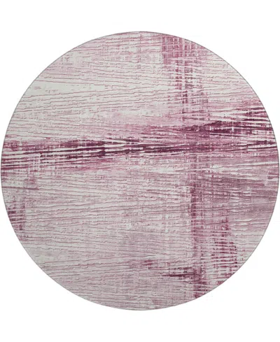 Addison Mayfield Amf1981 8'x8' Round In Pink