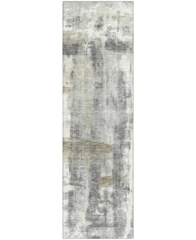 Addison Mayfield Amf1982 2'3"x7'6" Runner In Gray