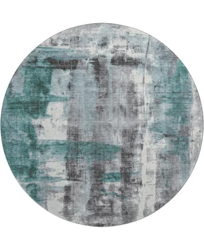 Addison Mayfield Amf1982 8'x8' Round In Blue