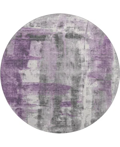 Addison Mayfield Amf1982 8'x8' Round In Purple