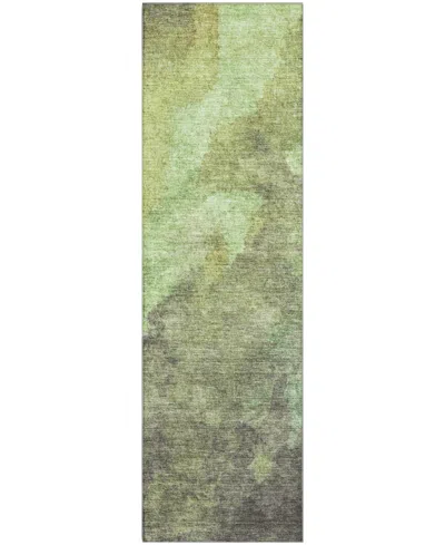 Addison Mayfield Amf1983 2'3"x7'6" Runner In Green
