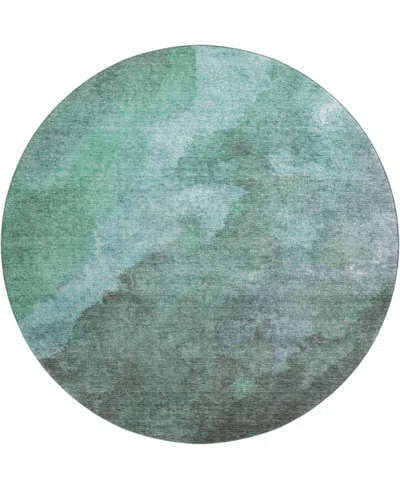 Addison Mayfield Amf1983 8'x8' Round In Blue
