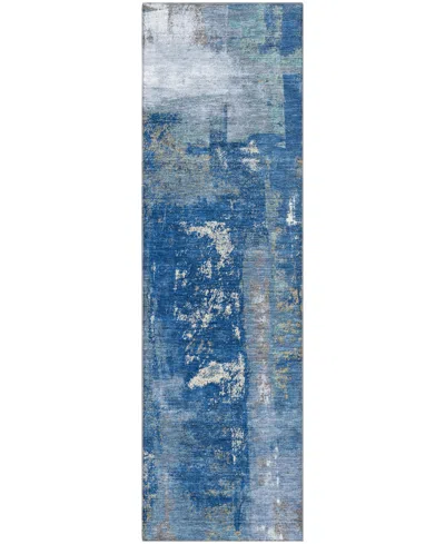 Addison Mayfield Amf1984 2'3"x7'6" Runner In Blue