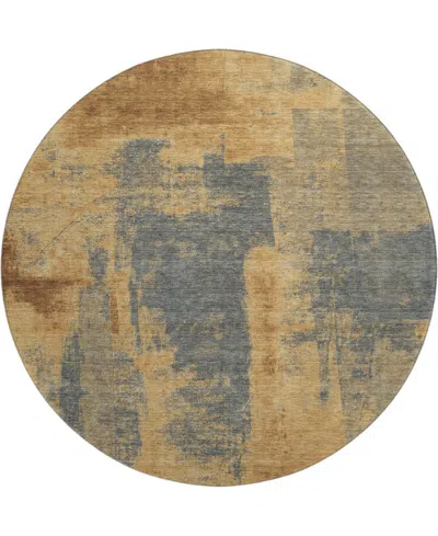 Addison Mayfield Amf1984 8'x8' Round In Brown