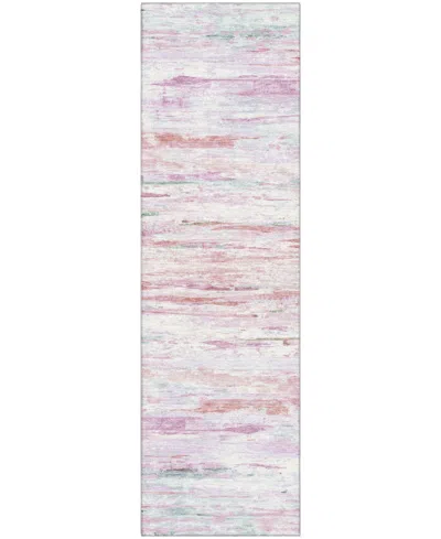 Addison Mayfield Amf1985 2'3"x7'6" Runner In Pink