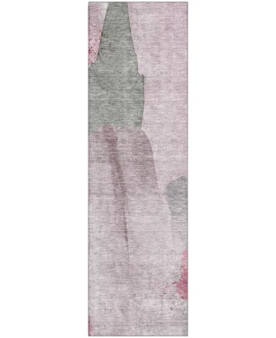 Addison Mayfield Amf1986 2'3"x7'6" Runner In Pink