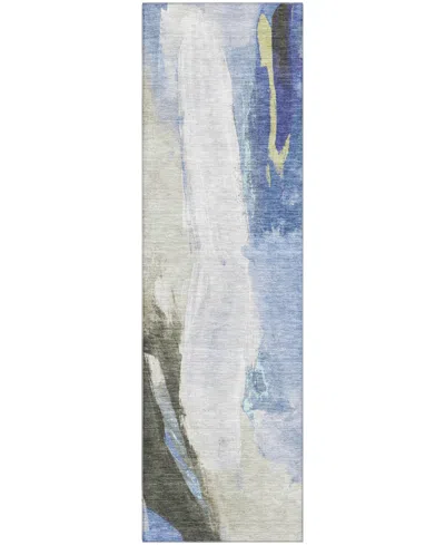 Addison Mayfield Amf1987 2'3"x7'6" Runner In Blue