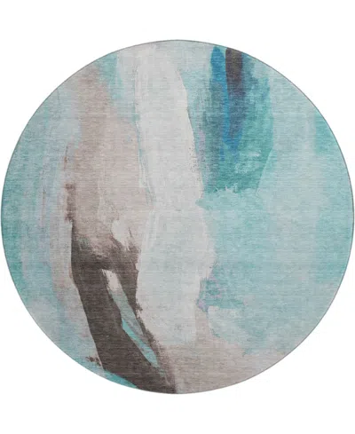 Addison Mayfield Amf1987 8'x8' Round In Blue
