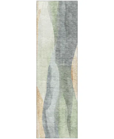 Addison Mayfield Amf1989 2'3"x7'6" Runner In Gray
