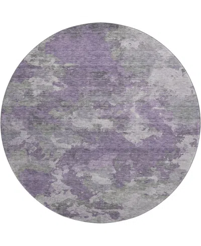 Addison Mayfield Amf1991 8'x8' Round In Purple