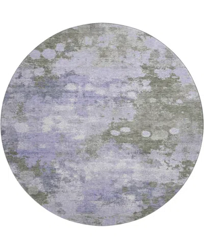 Addison Mayfield Amf1992 8'x8' Round In Purple