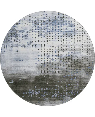 Addison Mayfield Amf1995 8'x8' Round In Blue