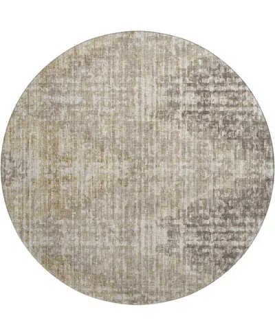 Addison Mayfield Amf1996 8'x8' Round In Brown