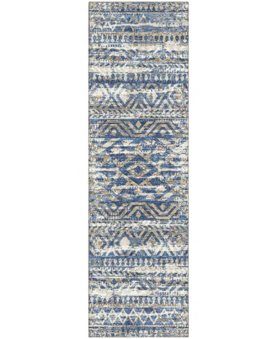 Addison Mayfield Amf1997 2'3"x7'6" Runner In Blue