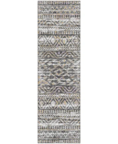 Addison Mayfield Amf1997 2'3"x7'6" Runner In Gray