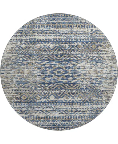 Addison Mayfield Amf1997 8'x8' Round In Blue