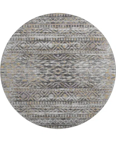 Addison Mayfield Amf1997 8'x8' Round In Gray