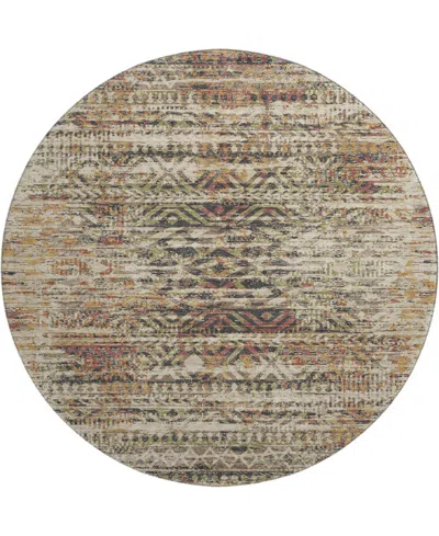 Addison Mayfield Amf1997 8'x8' Round In Brown