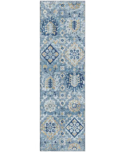 Addison Mayfield Amf1998 2'3"x7'6" Runner In Blue