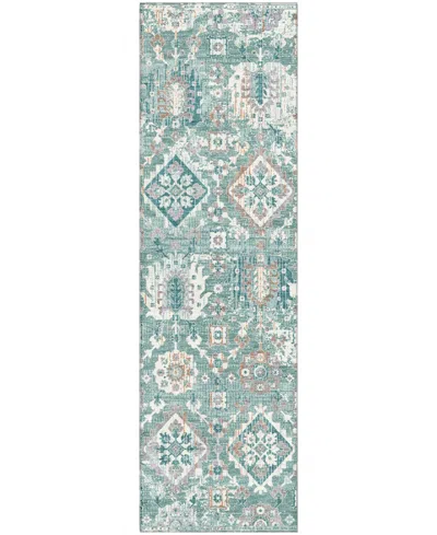 Addison Mayfield Amf1998 2'3"x7'6" Runner In Blue