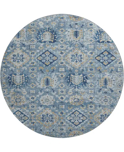 Addison Mayfield Amf1998 8'x8' Round In Blue