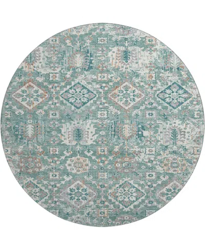 Addison Mayfield Amf1998 8'x8' Round In Blue