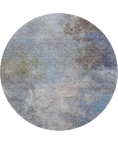 Addison Mayfield Amf1999 8'x8' Round In Blue