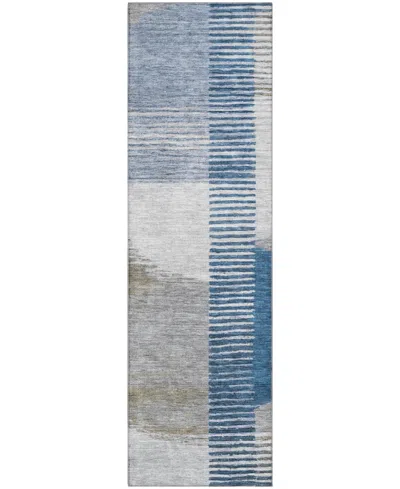 Addison Mayfield Amf2001 2'3"x7'6" Runner In Blue