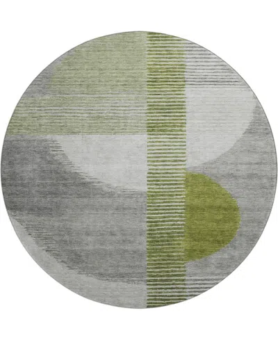 Addison Mayfield Amf2001 8'x8' Round In Green