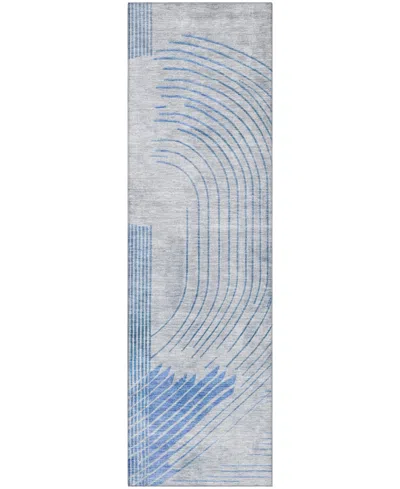 Addison Mayfield Amf2003 2'3"x7'6" Runner In Blue