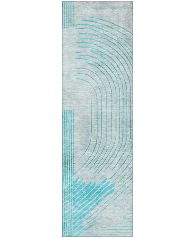Addison Mayfield Amf2003 2'3"x7'6" Runner In Blue