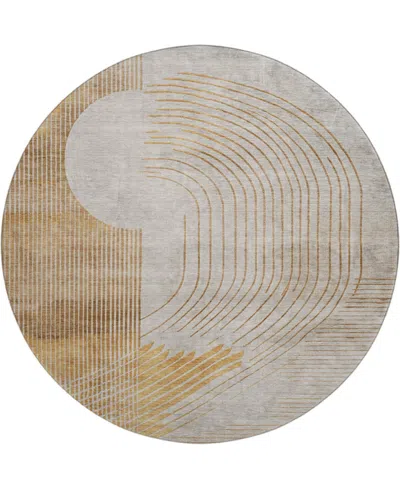 Addison Mayfield Amf2003 8'x8' Round In Gold
